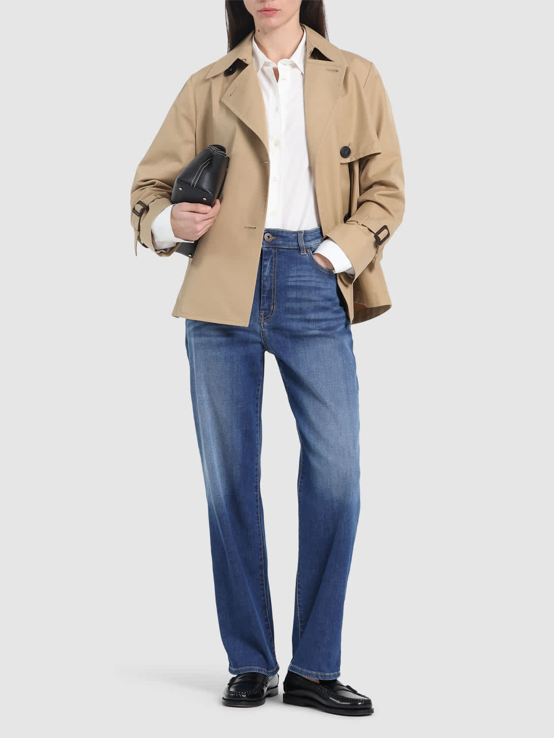 ★Weekend Max Mara★Ortisei コットンデニムストレートジーンズ WEEKEND MAX MARA Ortisei Cotton Denim Straight Jeans Weekend